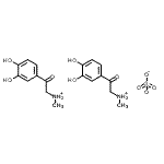 CAS#: 93778-16-6, Bis[2-(3,4-dihydroxyphenyl)-N-methyl-2-oxoethanaminium] sulfate
