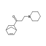 CAS#: 93778-71-3, 1-(Bicyclo[2.2.1]hept-5-en-2-yl)-3-(1-piperidinyl)-1-propanone