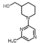 CAS#: 937795-91-0, [1-(6-Methyl-2-pyrazinyl)-3-piperidinyl]methanol
