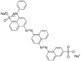 CAS#: 93783-12-1, Disodium 8-(Phenylamino)-5-[[4-[(6-Sulphonato-1-Naphthyl)Azo]-1-Naphthyl]Azo]Naphthalene-1-Sulphonate