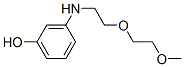 CAS 登录号：93803-67-9， 3-[[2-(2-甲氧基乙氧基)乙基]氨基]苯酚