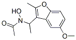 CAS 登录号：938047-66-6， N-羟基-N-[1-(5-甲氧基-2-甲基-3-苯并呋喃基)乙基]-乙酰胺