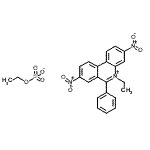 CAS 登录号：93840-65-4， 5-乙基-3,8-二硝基-6-苯基菲啶鎓乙基硫酸盐