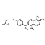 CAS 登录号：93841-59-9， 9-羟基-1,2,5,6-四甲基-6H-吡啶并[4,3-b]咔唑-2-鎓乙酸盐