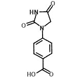 CAS 登录号：938458-79-8， 4-(2,4-二氧代-1-咪唑烷基)苯甲酸