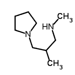 CAS 登录号：938458-84-5， N,2-二甲基-3-(1-吡咯烷基)-1-丙胺