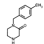 CAS 登录号：938458-91-4， 1-(4-甲基苄基)-2-哌嗪酮