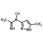 CAS#: 93846-28-7, N-Hydroxy-N-(5-methyl-1H-pyrazol-3-yl)ethanimidamide