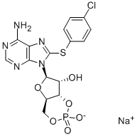 CAS#: 93882-12-3, 8-[(4-Chlorophenyl)Thio]-Adenosine Cyclic 3',5'-(Hydrogen Phosphate) Monosodium Salt