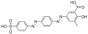 CAS#: 93892-24-1, 3-Methyl-5-[[4-[(4-Sulphophenyl)Azo]Phenyl]Azo]Salicylic Acid