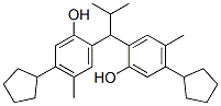 CAS 登录号：93892-43-4， 2,2'-(2-甲基丙亚基)二[5-环戊基-4-甲基-苯酚
