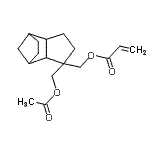 CAS#: 93893-14-2, [3-(Acetoxymethyl)tricyclo[5.2.1.0<sup>2,6</sup>]dec-3-yl]methyl acrylate