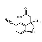 CAS#: 939037-35-1, 2a-Methyl-4-oxo-1,2,2a,3,4,5-hexahydropyrrolo[4,3,2-de]quinoline-6-carbonitrile