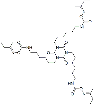 CAS#: 93919-05-2, 1,3,5-Tris[6-[[[[(1-Methylpropylidene)Amino]Oxy]Carbonyl]Amino]Hexyl]-1,3,5-Triazine-2,4,6(1H,3H,5H)-Trione