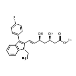CAS#: 93936-64-2, Sodium (3R,5S,6E)-7-[1-ethyl-3-(4-fluorophenyl)-1H-indol-2-yl]-3,5-dihydroxy-6-heptenoate