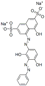 CAS#: 93940-02-4, Disodium 4-[[2,4-Dihydroxy-3-(Phenylazo)Phenyl]Azo]-5-Hydroxynaphthalene-2,7-Disulphonate