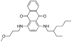 CAS#: 93964-10-4, 1-[(2-Ethylhexyl)Amino]-4-[(3-Methoxypropyl)Amino]-9,10-Anthracenedione