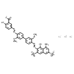 CAS 登录号：93964-64-8， 三钠5-({4'-[(8-氨基-1-羟基-3,6-二磺酸-2-萘基)偶氮]-3,3'-二甲氧基-4-联苯基}偶氮)-2-羟基苯甲酸酯