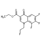 CAS#: 93969-13-2, Ethyl 6,7,8-trifluoro-1-(2-fluoroethyl)-4-oxo-1,4-dihydro-3-quinolinecarboxylate