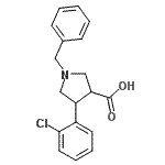 CAS#: 939757-57-0, 1-Benzyl-4-(2-chlorophenyl)-3-pyrrolidinecarboxylic acid
