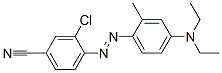 CAS#: 93981-72-7, 3-Chloro-4-[[4-(Diethylamino)-o-Tolyl]Azo]Benzonitrile