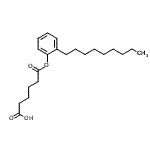 CAS#: 93982-14-0, 6-(2-Nonylphenoxy)-6-oxohexanoic acid