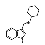 CAS#: 93982-60-6, N-Cyclohexyl-1-(1H-indol-3-yl)methanimine