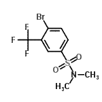 CAS 登录号：939989-87-4， 4-溴-N,N-二甲基-3-(三氟甲基)苯磺酰胺