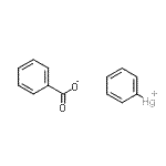 CAS 登录号：94-43-9， 苯基汞(1+)苯甲酸酯