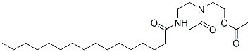CAS 登录号：94006-16-3， 2-[乙酰基[2-[(1-氧代十六烷基)氨基]乙基]氨基]乙基醋酸酯