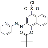 CAS 登录号：94006-33-4， 4-(氯磺酰基)-2-(2-吡啶基偶氮)-1-萘基特戊酸酯