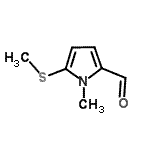 CAS 登录号：94008-37-4， 1-甲基-5-(甲硫基)-1H-吡咯-2-甲醛