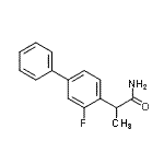CAS 登录号：94021-77-9， 2-(3-氟-4-联苯基)丙酰胺