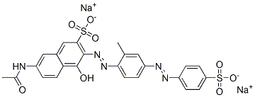 CAS#: 94023-14-0, 7-(Acetylamino)-4-Hydroxy-3-[2-[2-Methyl-4-[2-(4-Sulfophenyl)Diazenyl]Phenyl]Diazenyl]-2-Naphthalenesulfonicacid Sodium Salt (1:2)