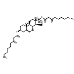 CAS 登录号：94030-88-3， (3beta,17beta)-17-甲基雄甾-5-烯-3,17-二基二(3-氧代壬酸酯)