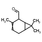 CAS#: 94042-77-0, 3,7,7-Trimethylbicyclo[4.1.0]hept-3-ene-2-carbaldehyde