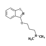 CAS#: 94087-30-6, 3-(1,2-Benzothiazol-3-yloxy)-N,N-dimethyl-1-propanamine