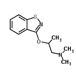 CAS#: 94087-31-7, 2-(1,2-Benzothiazol-3-yloxy)-N,N-dimethyl-1-propanamine