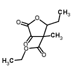 CAS#: 94088-20-7, Ethyl 2-ethyl-3-methyl-4,5-dioxotetrahydro-3-furancarboxylate