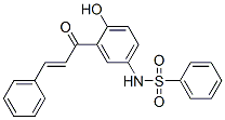 CAS 登录号：94094-59-4， N-[4-羟基-3-(1-氧代-3-苯基烯丙基)苯基]苯磺酰胺