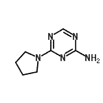 CAS#: 940980-96-1, 4-(1-Pyrrolidinyl)-1,3,5-triazin-2-amine