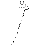 CAS 登录号:94108-66-4, 1-苄基-2-二十一烷基-1-(2-羟基乙基)-4,5-二氢-1H-咪唑-1-鎓氯化物