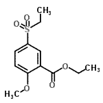 CAS 登录号：94108-78-8， 乙基5-(乙基磺酰基)-2-甲氧基苯甲酸酯