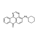 CAS#: 94109-22-5, 4-(Cyclohexylamino)-7H-benzo[e]perimidin-7-one