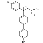 CAS#: 94113-55-0, 1-(4'-Bromo-4-biphenylyl)-1-(4-chlorophenyl)-2-(dimethylamino)ethanol