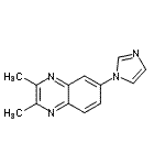 CAS 登录号：941283-14-3， 6-(1H-咪唑-1-基)-2,3-二甲基喹喔啉