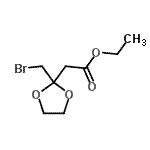 CAS#: 94133-61-6, Ethyl [2-(bromomethyl)-1,3-dioxolan-2-yl]acetate