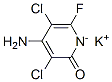 CAS#: 94133-73-0, 4-Amino-3,5-Dichloro-6-Fluoro-2(1H)-Pyridinone Potassium Salt (1:1)