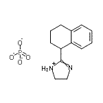 CAS 登录号：94133-85-4， 2-四氢萘-1-基-4,5-二氢咪唑-1-鎓磷酸酯
