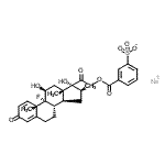CAS#: 94135-40-7, Sodium 3-({[(11beta,16beta)-9-fluoro-11,17-dihydroxy-16-methyl-3,20-dioxopregna-1,4-dien-21-yl]oxy}carbonyl)benzenesulfonate